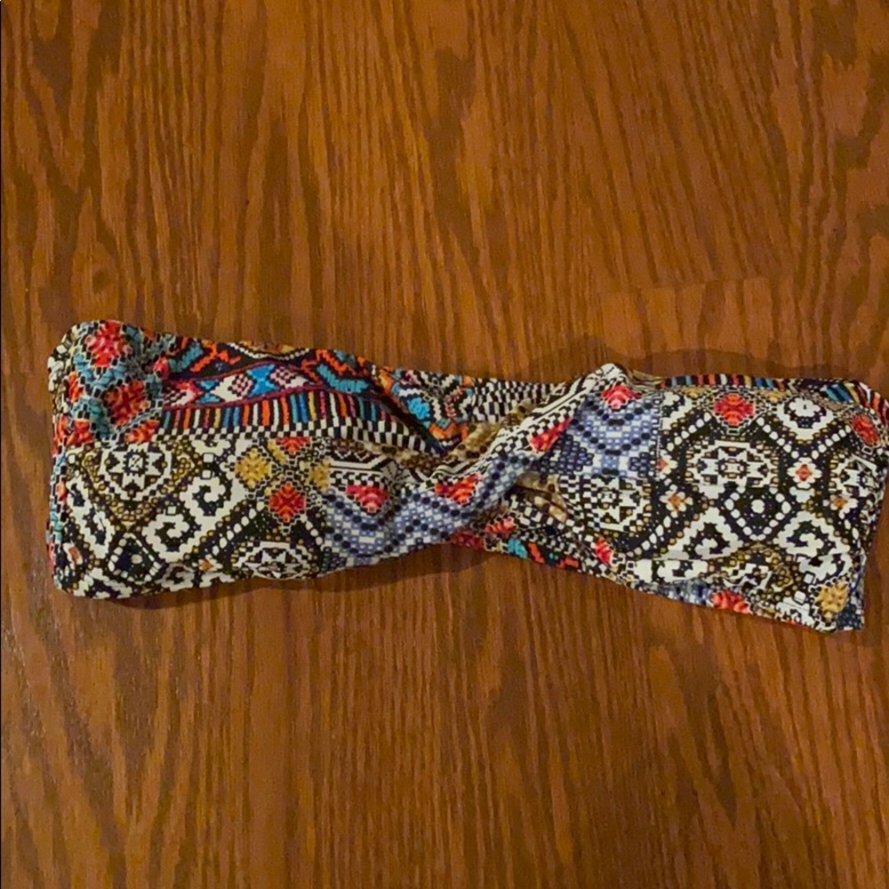 Strapless bathing suit top